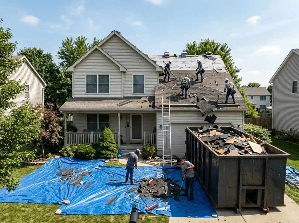roof-replacement-debris-remova-004 — frequently asked questions, Cheapest Dumpster Rentals in South Barrington, IL